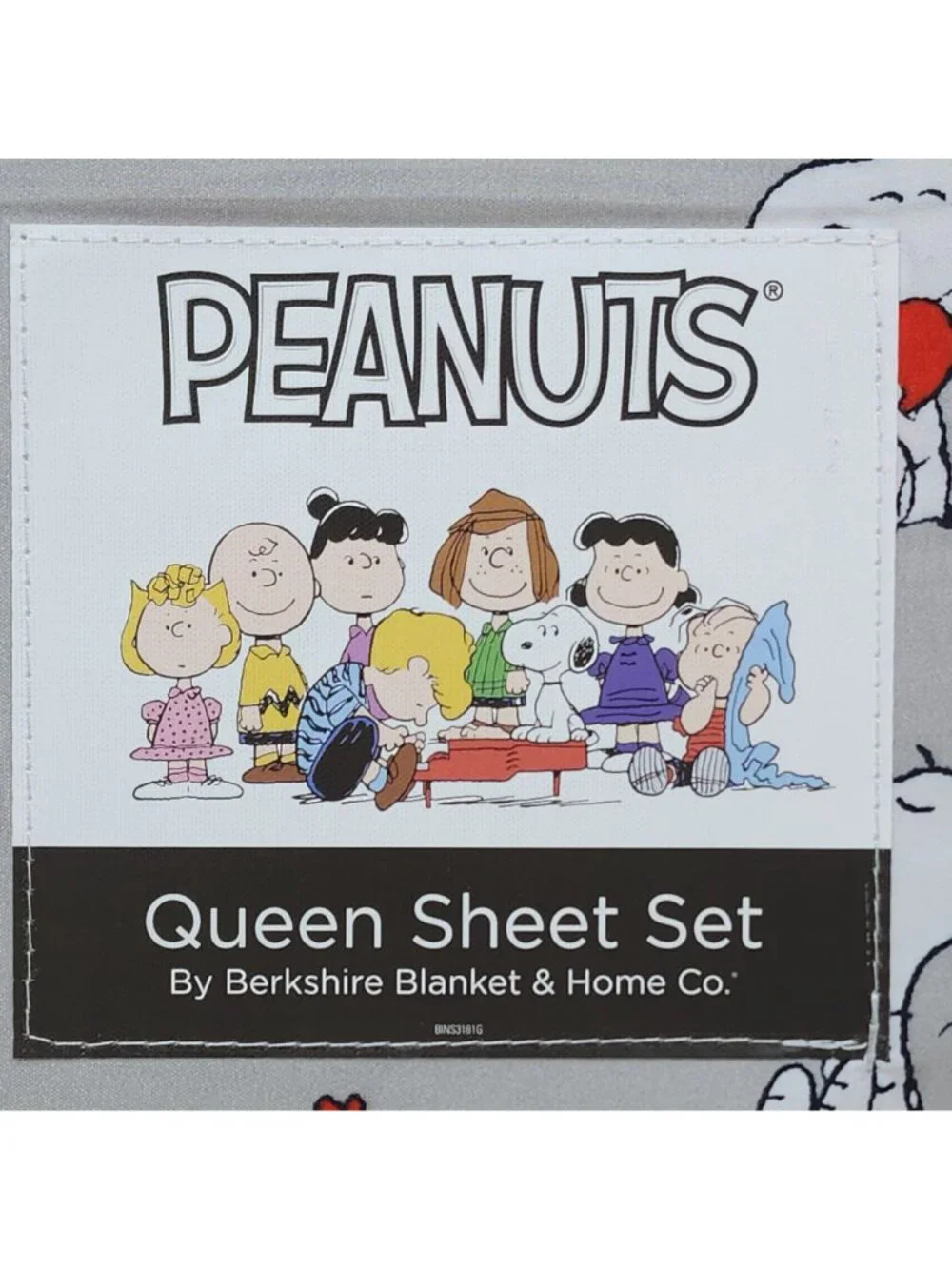 Peanuts Snoopy Queen Sheet Set By Berkshire Hearts Valentines Anniversary